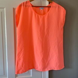A Dip of Darling Electric Coral Top